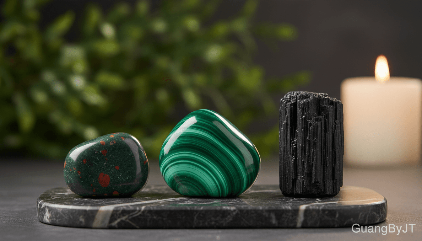 Bloodstone and Malachite Crystals for Men: A Guide to Physical Vitality, Recovery, and Resilience