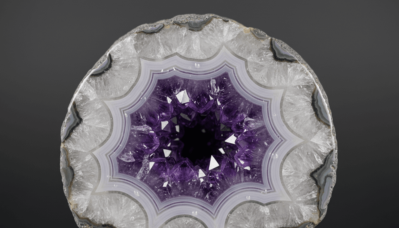 Amethyst with deep purple tones