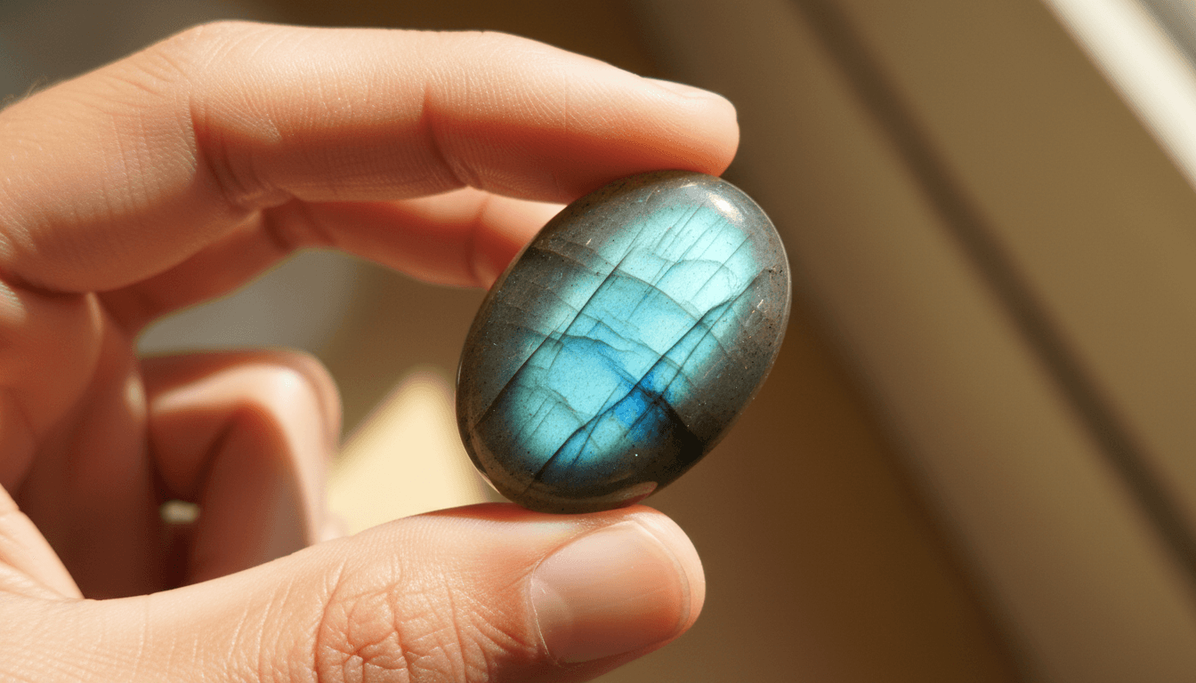 Tiger's Eye with golden-brown chatoyant bands